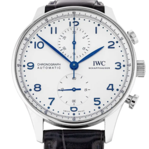 IWC Portugieser Silver Men's Steel 41mm Watch - IW371605 Box & Papers 2021